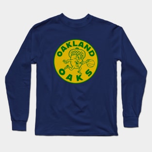 Defunct Oakland Oaks ABA Basketball Long Sleeve T-Shirt